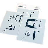 Lantern Landscapes: Joyride stencil